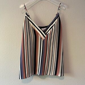 Socialite Striped Tank Top Blouse